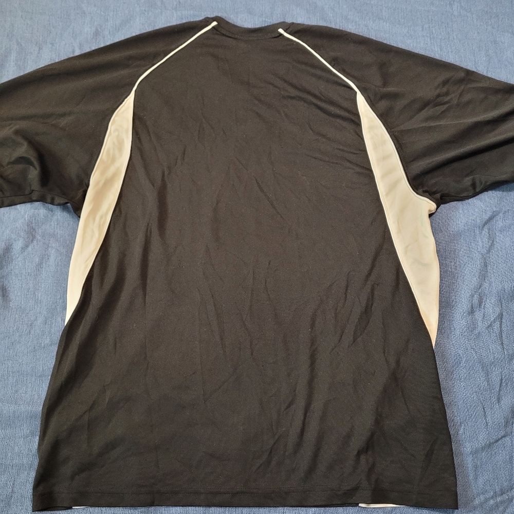 Adidas V Neck Polyester Soccer T-Shirt Black Men’s Size L
